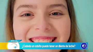 ¿Los adultos pueden tener dientes de leche?