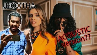 Is Acoustic video worth it?? || Celina Sharma and Emiway Bantai Jhootha (Acoustic video) Reaction