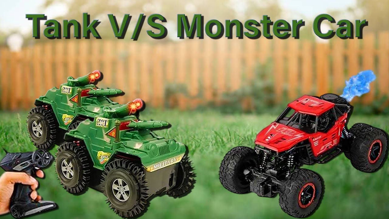 New👆🏼Rc Tank, Tumbling Tank,Collection👆🏼Rc Stunt Car, Rc Monster Car, Rc Monster Truck, Tank vs Car
