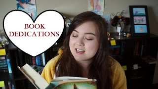 * Book Dedications! *
