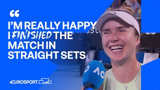 Elina Svitolina Was Excited To Play Her First Night Session And Win The Match In Straight Sets