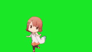 Mona China Bailando Green Screen