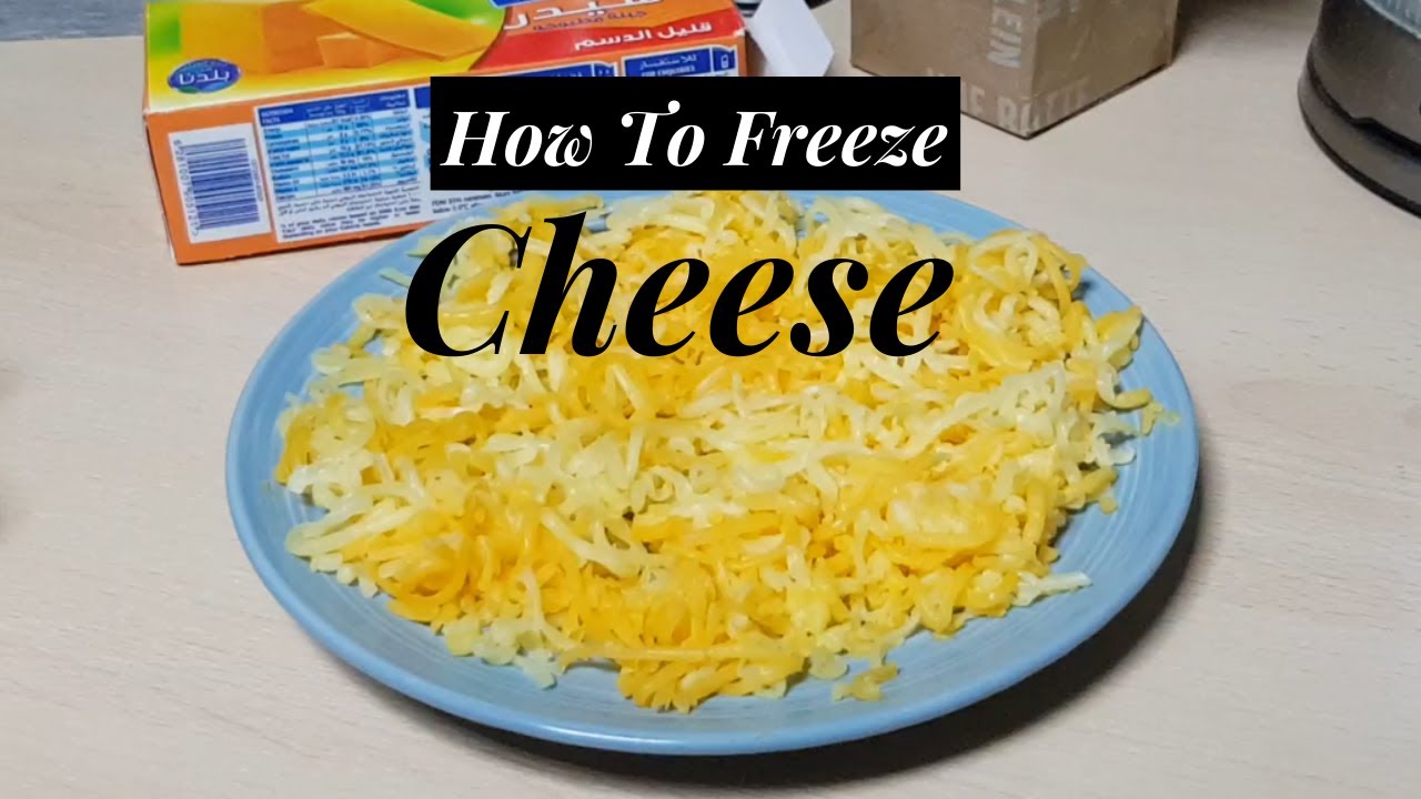 How To Freeze Cheese THE RIGHT WAY  Without Clumping