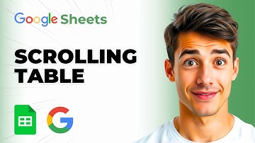 Hoe maak je een scrollende tabel in Google Sheets (de gemakkelijkste manier) (gids 2025)