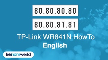 Freenom World TP-Link WR841N HowTo (English)