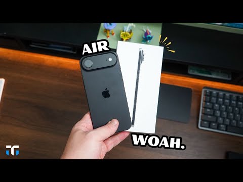Iphone Air Space Black Unboxing & First Impressions: Woah!