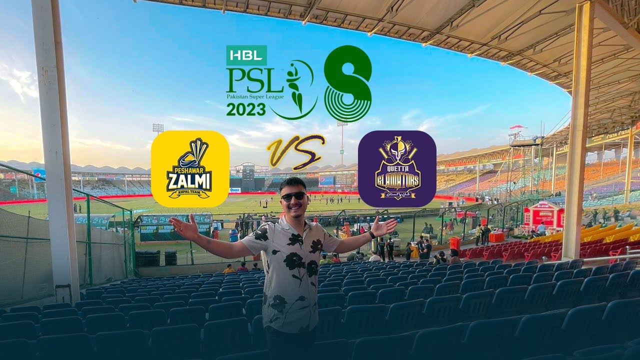 Quetta Gladiators vs Peshawar Zalmi PSL 8 | National Stadium Karachi | vlog