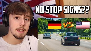 American Reacts to 'Driving: Germany vs. USA'