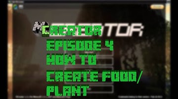 (MCreator) #4 - How To Create A Plant\Food | 1.7.10