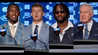 Full UNC at ACC Kickoff: Mack Brown, Conner Harrell, Max Johnson and Kaimon Rucker News