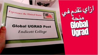 افضل طريقة للتقديم لمنحة *Global Ugrad 2021*