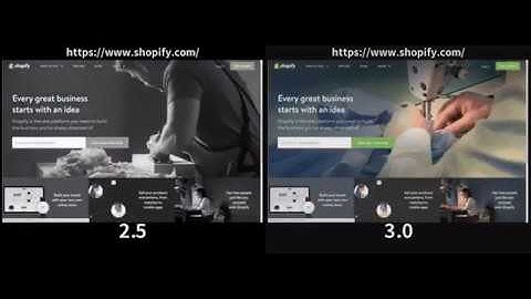 Preload in action on Shopify.com