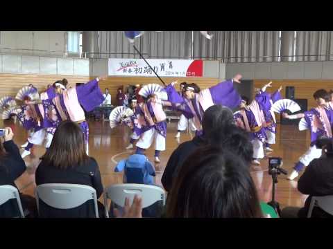 ふくこい連「ふくこい花宴」かすや新春初踊り会2014
