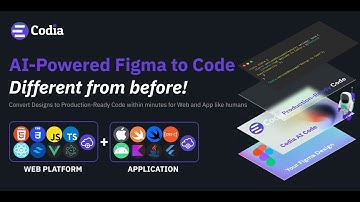 Codia-AI Figma to code:HTML, CSS, React, Vue, iOS, Android, Flutter, Tailwind, Web, Native, App