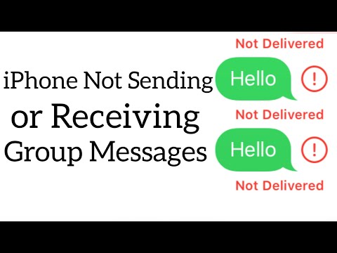 Wideo: Dlaczego nie otrzymuję wiadomości grupowych na moim iPhonie?