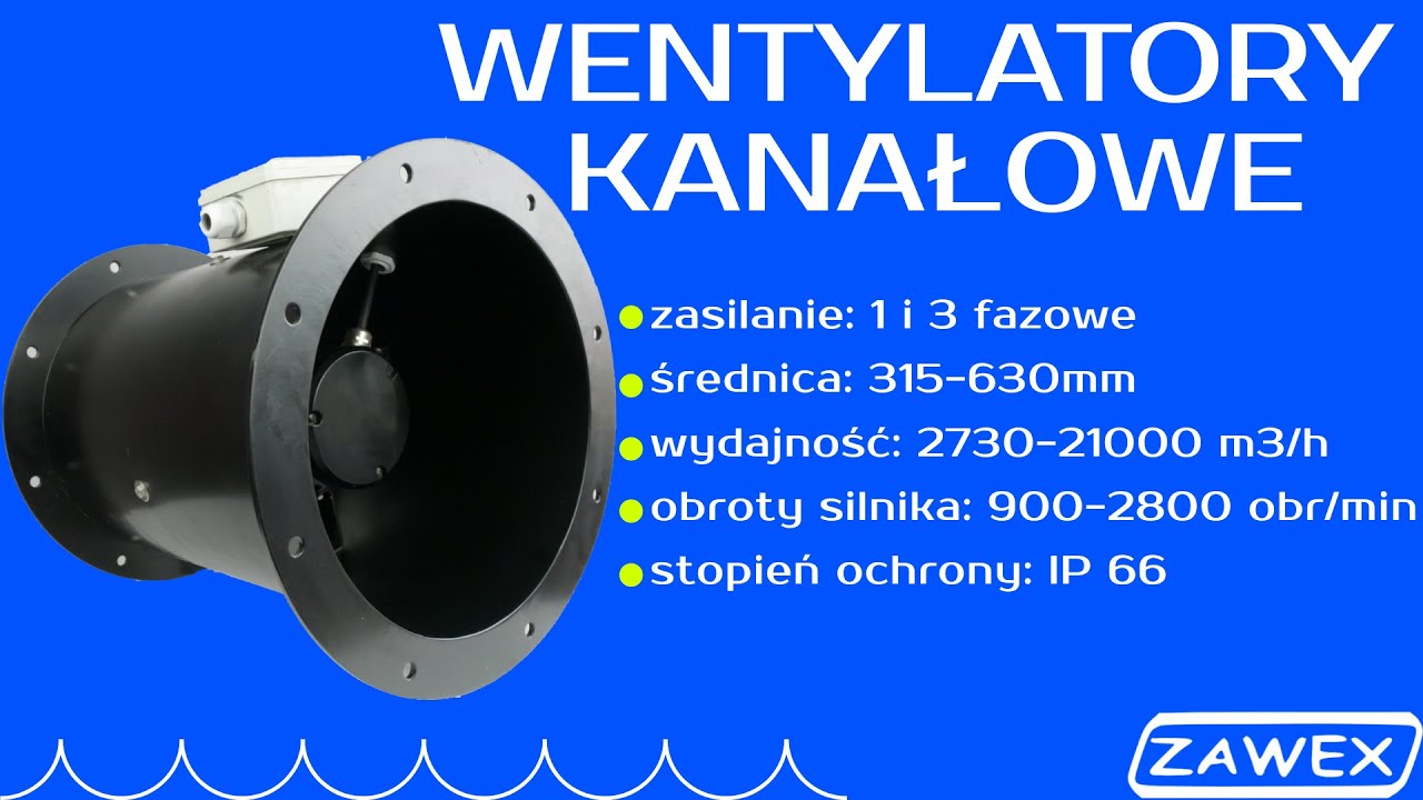 Wentylatory kanałowe osiowe Deltafan w ofercie Zawexu ...