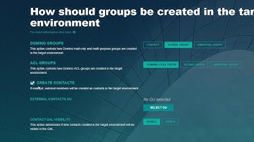Binary Tree - Target Group Creation - Domino Groups and ACL Groups