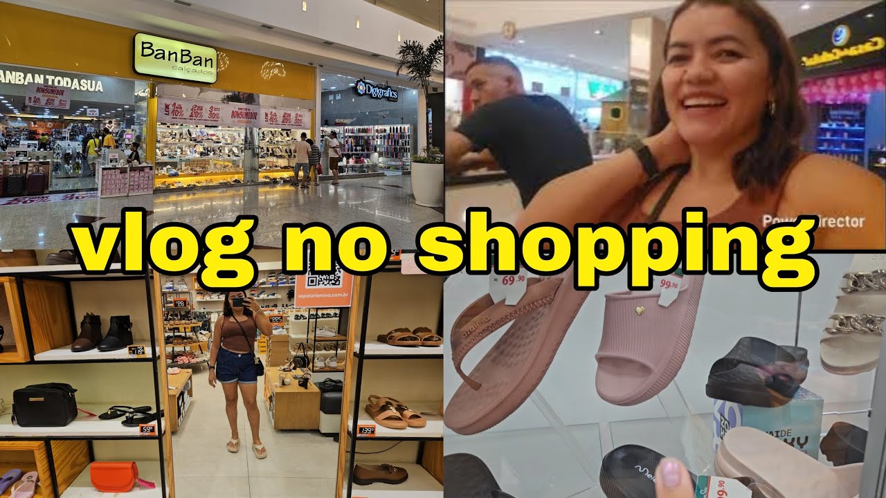 FUI AO SHOPPING LEVEI VCS COMIGO ❤️