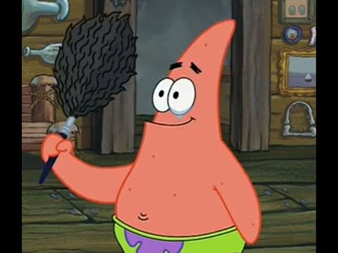 Spongebob and Patrick painful nose hair brush