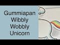 Gummiapan wibbly wobbly unicorn cardmaker handmadecards