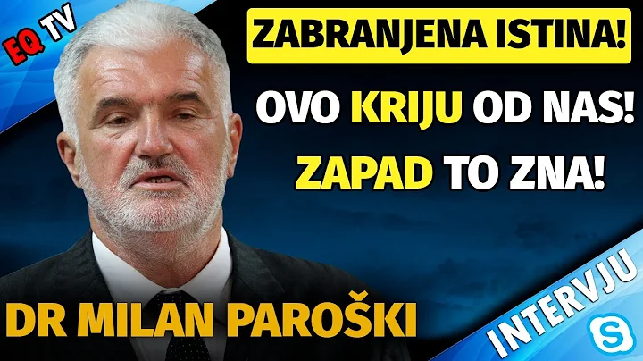 Dr Milan Paroki: Ovo MORAMO da ZNAMO! Pronadjeni n...
