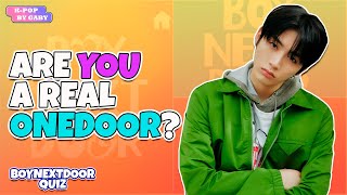 ARE YOU A REAL ONEDOOR? | BOYNEXTDOOR QUIZ | KPOP GAME (ENG/SPA) |