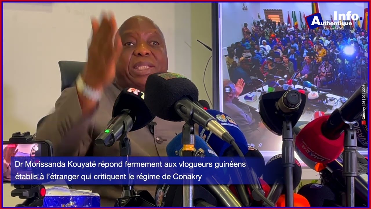 🚨🇬🇳| Dr Morissanda Kouyaté répond fermement aux vlogueurs guinéens établis à l’étranger ⬇️