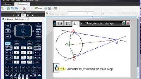 Tangents to a Circle