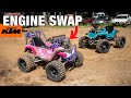 Barbie Jeep Gets KTM 525 Engine Swap