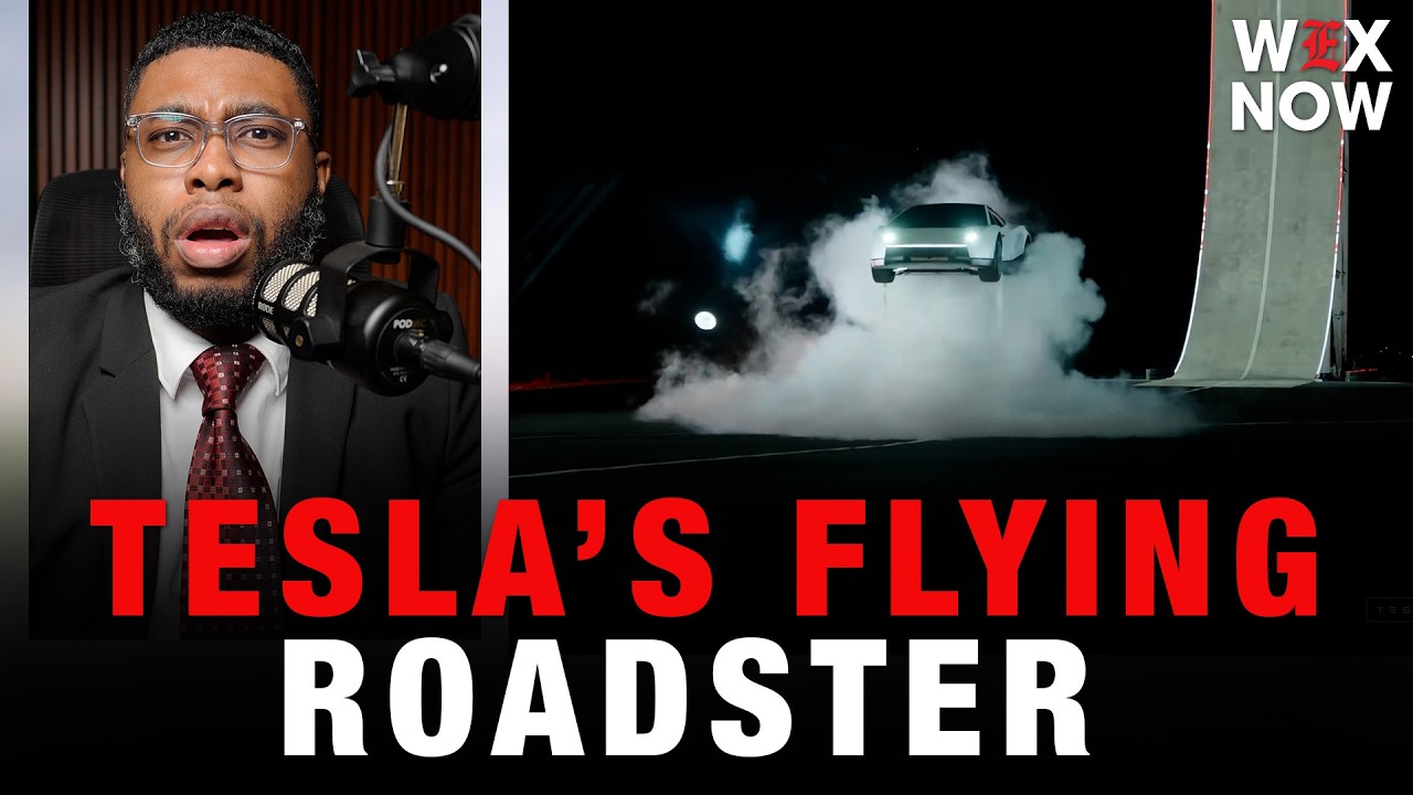 Tesla unveils new-generation Roadster 'flying car' with a demonstration