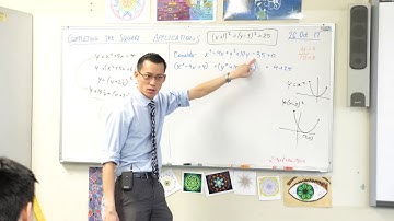 Applications of Completing the Square (2 of 2: Finding a circle