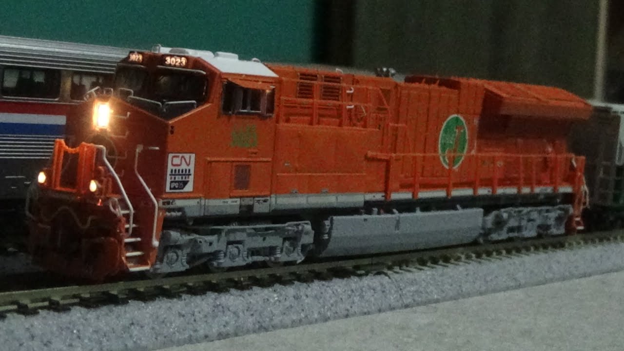 ScaleTrains SXT33638 | GE Tier 4 GEVO ET44AC | Canadian National/EJ&E 3023 | N Scale | Review HD