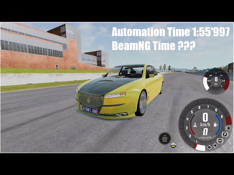 Slightly suboptimal laps of my CCPC entry around the Automation Test Track