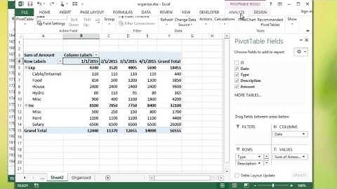 Microsoft Excel - Grouping Dates in PivotTables