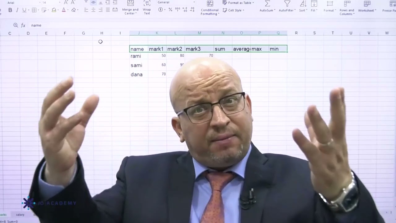 لسا ما بتعرف تستعمل برنامج الايكسل الي ممكن يرسبك بامتحان المستوى؟ - شرح امتحان المستوى للحاسوب