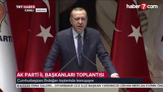 ERDOĞAN: ADALET İÇİN YÜRÜYENLERİN YOLU KANDİL ve PENSİLVANYA'NIN YOLUDUR..!