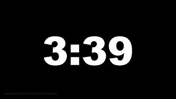 3 minutes 39 seconds [219 secs] clock timer countdown || Alarm Focus
