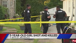 5-year-old girl shot and killed in Belleville, Illinois
