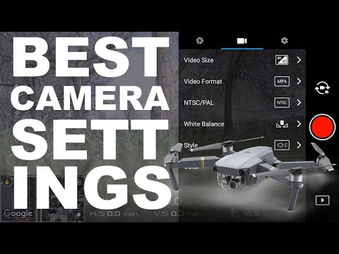 DJI Mavic Pro Best Camera Settings Tutorial - Part 1 of Camera Settings and  Color Grading Tutorial - YouTube