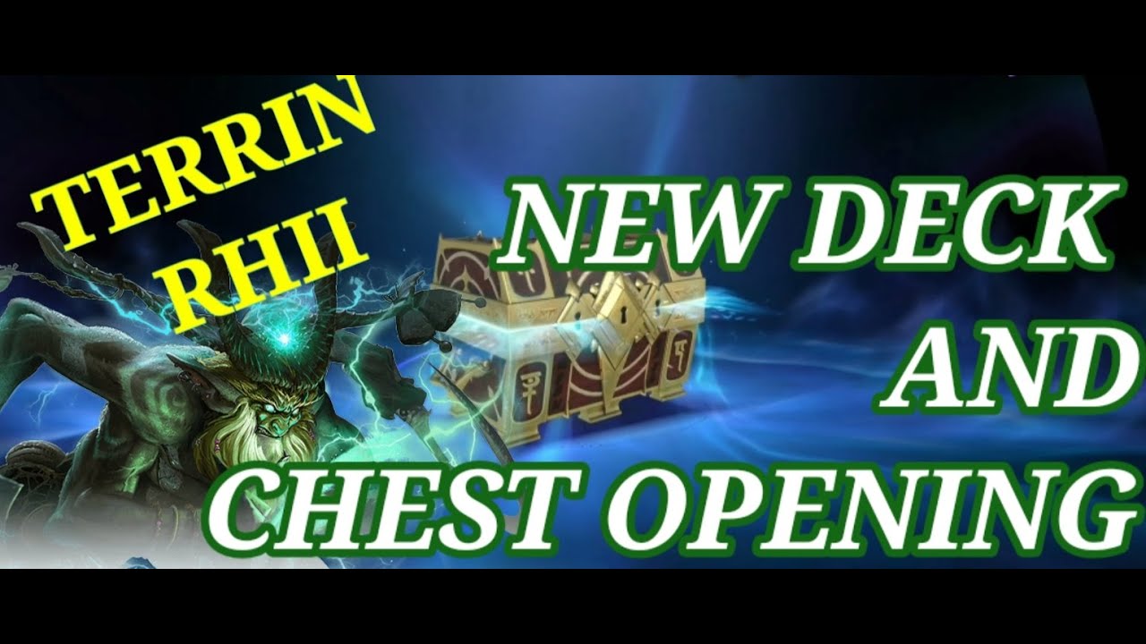 NEW TERRIN RHII OP STRATEGY + CHEST OPENING HEROIC MAGIC DUEL