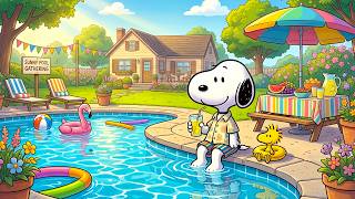 Snoopy's Perfect Summer Pool Day Jazz 🍉🎶 Relaxing Summer Music for Swimming & Chill Days screenshot 4
