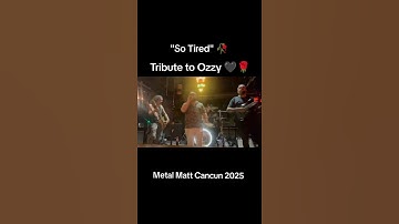 Thumbnail of Ozzy Osbourne - So Tired (Live)