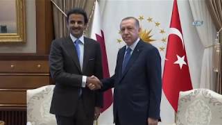 Cumhurbaşkanı Erdoğan Ve Şeyh Temimin Görüşmesi 3,5 Saat Sürdü