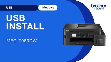 Install MFCT980DW with USB - Windows