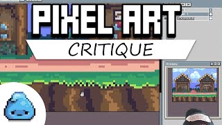 Celebrity Pixel Art Critique: Grass &  House Profile