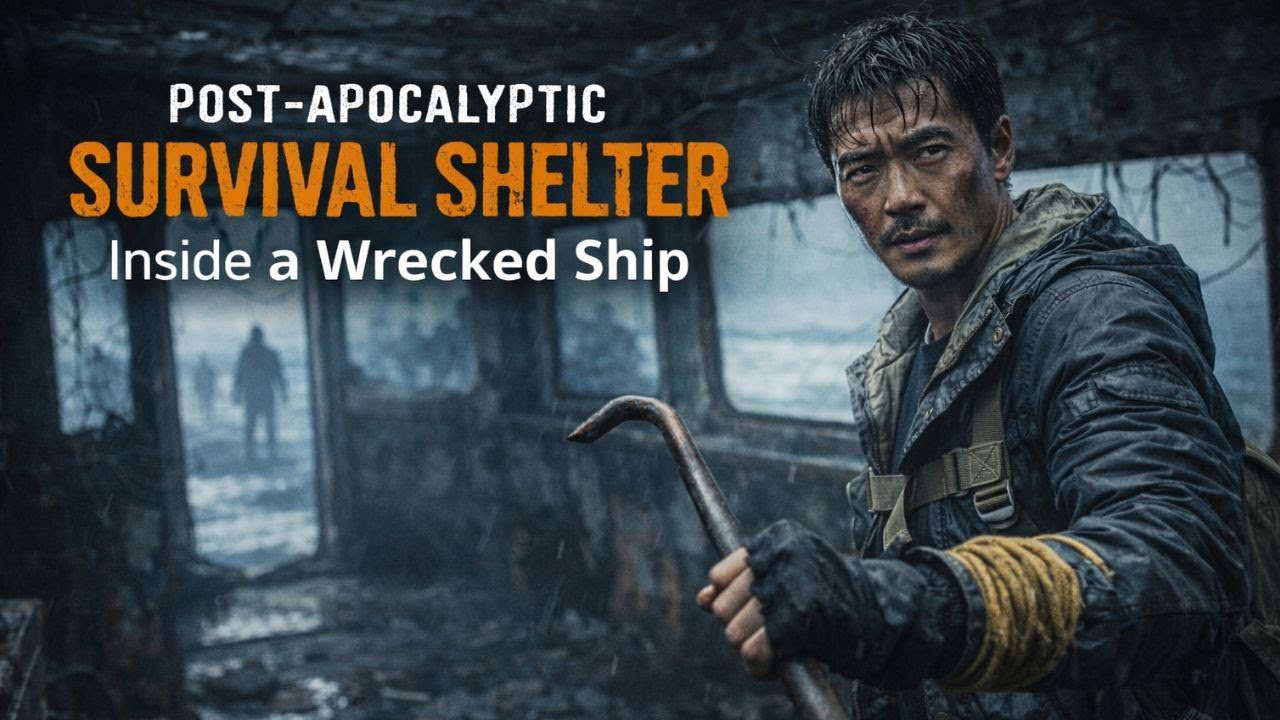 Post-Apocalyptic Survival Shelter Inside a Wrecked Ship