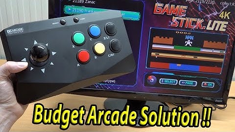 Cheap 4k $45,- Arcade Game Sticks That Play All Of Your Retro Games!