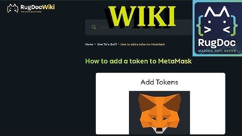 How to Add A Token To MetaMask Wallet if It