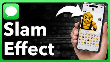 Hoe je een bericht met een slam-effect op de iPhone kunt versturen
