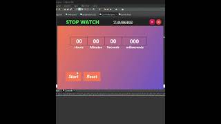JavaFX Project - StopWatch | GANESHRAWATZ